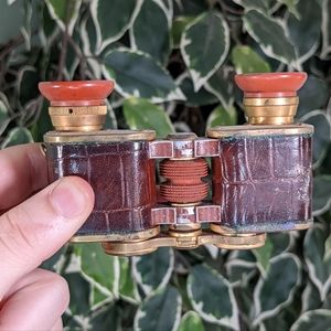 C.P. Goerz Berlin Fago Treider Vintage Binoculars 3 1/3x